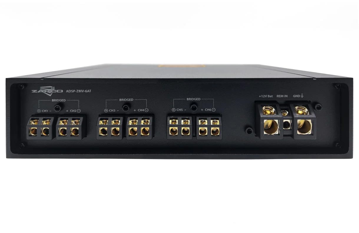 Amazon.com: Zapco ADSP-Z8 IV-6AT 8-Channel DSP 6-CH. X 120W